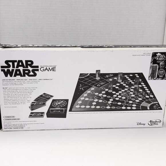 Star Wars Escape From Death Star Board Game Hasbro Kenner 2018 Almost Complete - Picture 2 of 16
